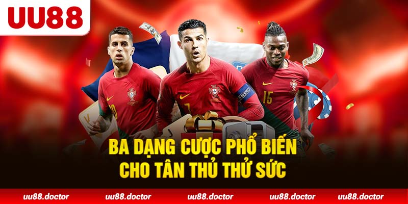 Ba dạng cược phổ biến cho tân thủ thử sức