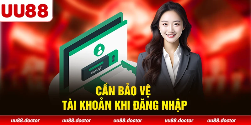 Cần bảo vệ tài khoản khi đăng nhập