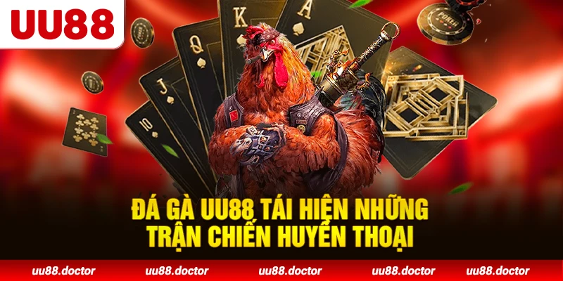 Đá gà UU88 tái hiện những trận chiến huyền thoại